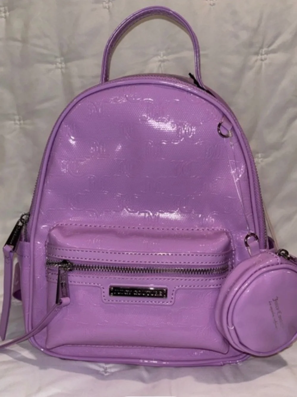 Juicy Couture LavenderBackpack with Coin Pouch *NWT